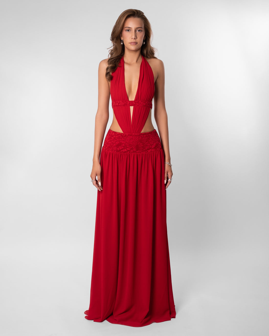 Création L. Etuikleid Gr. 40 mit Blumenmuster Kurzarm schwarz aus Polyester